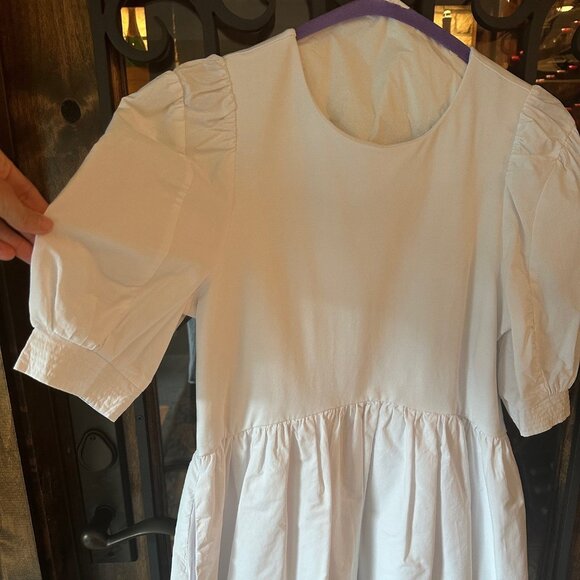 English Factory Cream Puff Sleeve Mini Dress - Picture 2 of 3